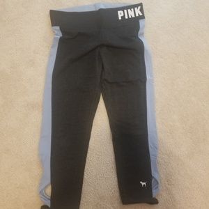 Pink below the knee leggings
